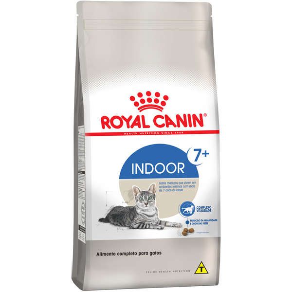 Ração Royal Canin Feline Health Nutrition Indoor +7 Anos