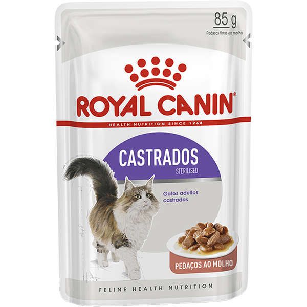 Ração Royal Canin Sachê Feline Sterilised para Gatos Castrados 85g