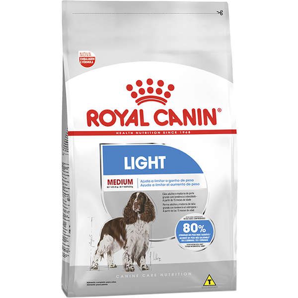 Ração Royal Canin Medium Light para Cães Adultos ou Idosos de Raças Médias 10,1 Kg