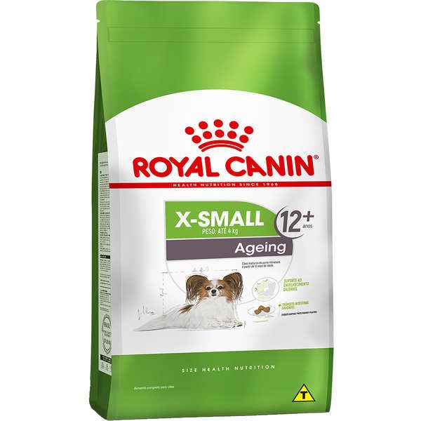 Ração Royal Canin X-Small Ageing 12+ para Cães Adultos e Idosos acima de 12 anos - 1 Kg