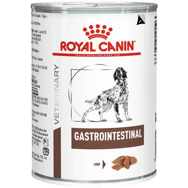 Ração Royal Canin Lata Veterinary Gastro Intestinal para Cães Adultos 400g