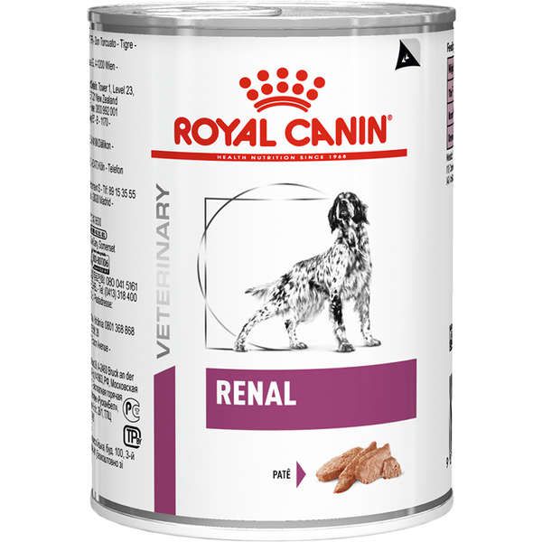 Ração Royal Canin Lata Canine Veterinary Diet Renal Wet para Cães 410 g