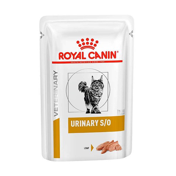 Ração Royal Canin Sachê para Gatos Veterinary Urinary S/O Feline Wet