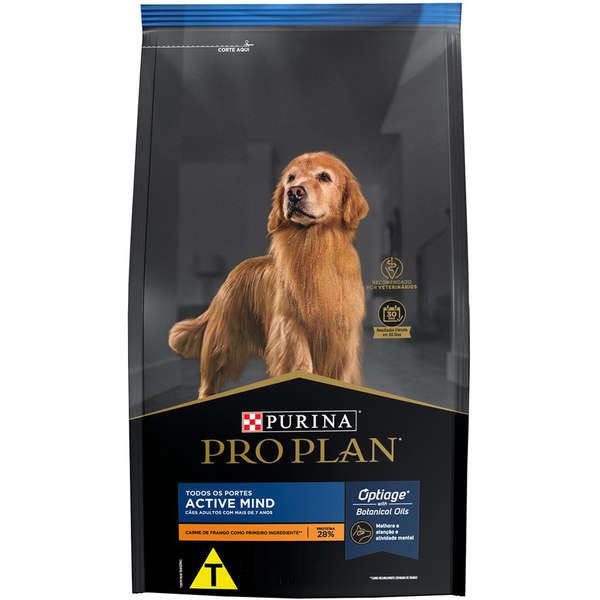 Ração Nestlé Purina Pro Plan para Cães Adultos com Mais de 7 Anos Todos os Tamanhos
