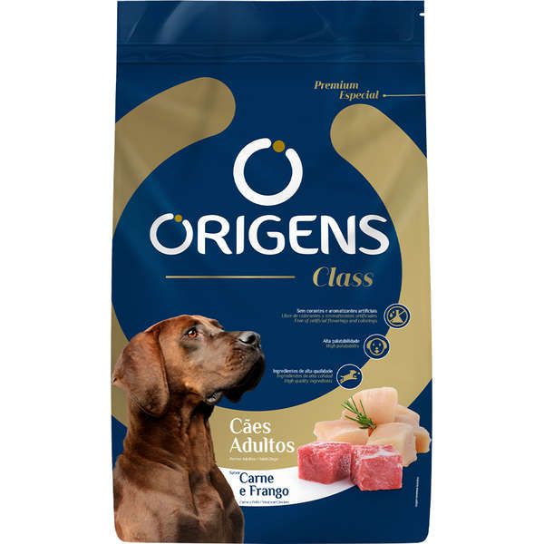 Ração Origens Premium Especial Class Carne e Frango para Cães Adultos 15 kg