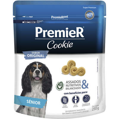 Biscoito Premier Cookie para Cães Sênior Sabor Original 250g