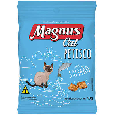 Petisco Magnus Cat Salmão para Gatos Adultos 40g