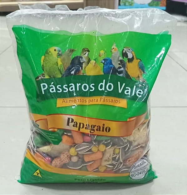 Alimento Premium Papagaio c/ Frutas 500g