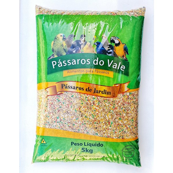 Alimento Pássaros de Jardim Pássaros do Vale 5 Kg