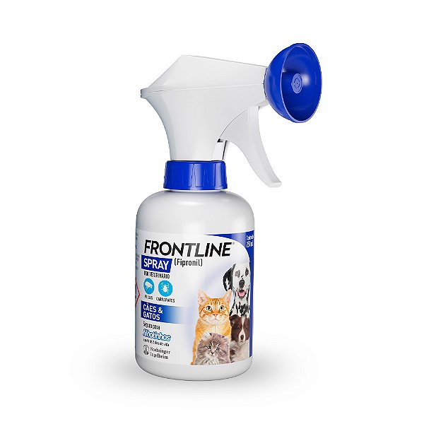 Antipulgas e Carrapatos Frontline Spray para Cães e Gatos - 250ml