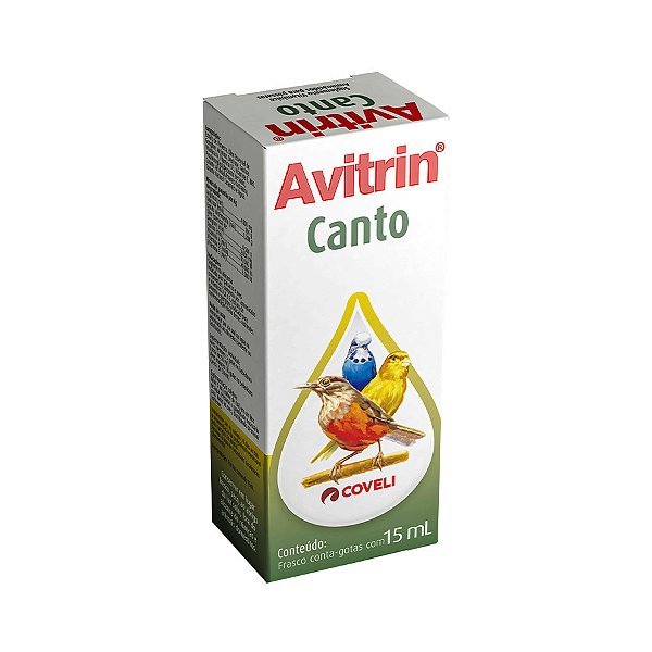 Suplemento Vitamínico Avitrin Canto para Pássaros - 15ml