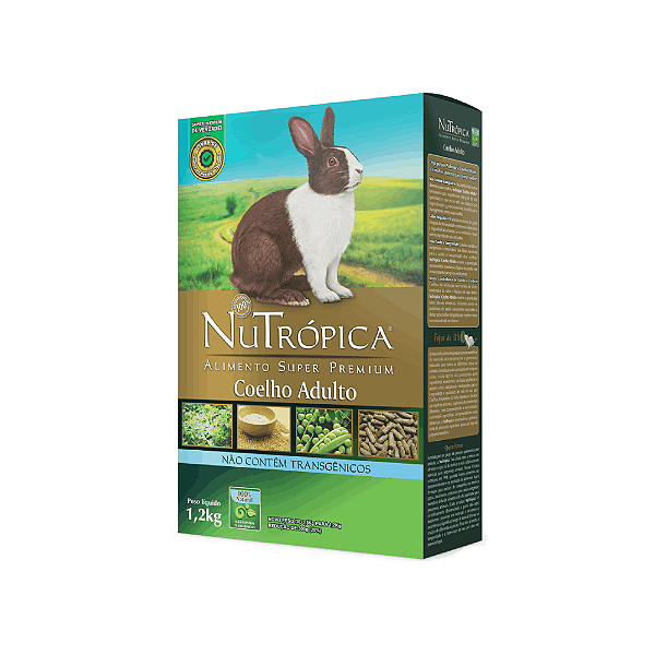 Ração Nutrópica Coelho Adulto 1,2 Kg
