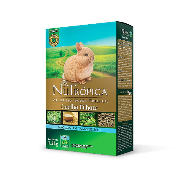 Ração Nutrópica para Coelho Filhote 1,2 Kg