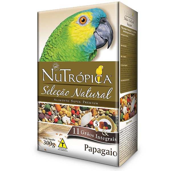 Alimento Nutrópica Papagaios Seleção Natural 300g