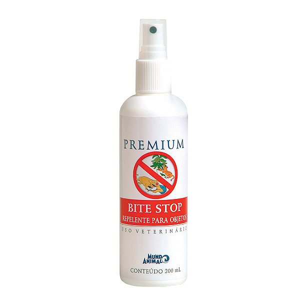 Repelente Mundo Animal Cães, Gatos, Roedores e Coelhos Bite Stop 200 mL