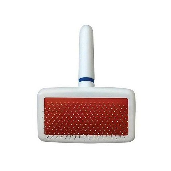 Rasqueadeira Cabo de Plástico Escova Para Cães e Gatos M/G