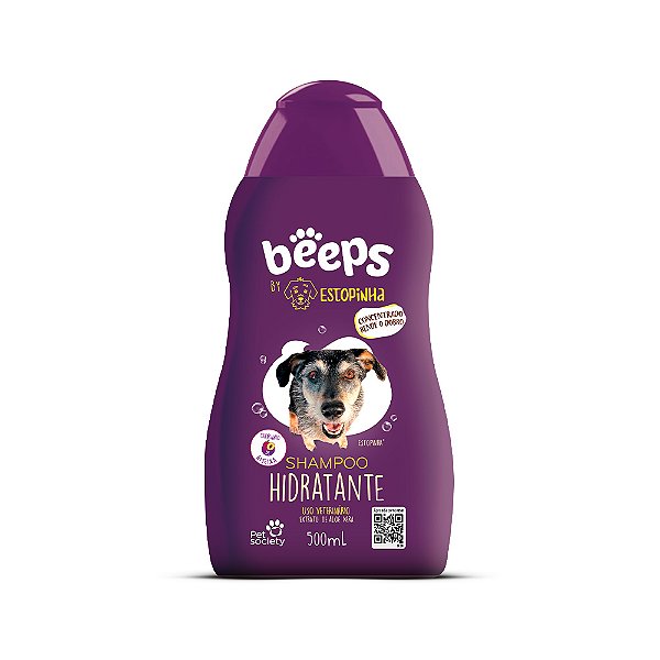Shampoo Beeps Estopinha Hidratante para Cães e Gatos 500ml