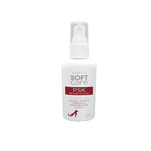 Loção Hidratante Soft Care PSK Repair System para Cães e Gatos 50g