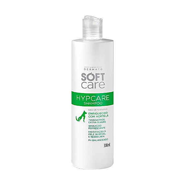 Shampoo Soft Care Hypcare para Cães e Gatos 300 ml