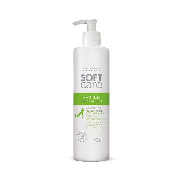 Pré-Shampoo Soft Care Primer para Cães e Gatos 500 ml