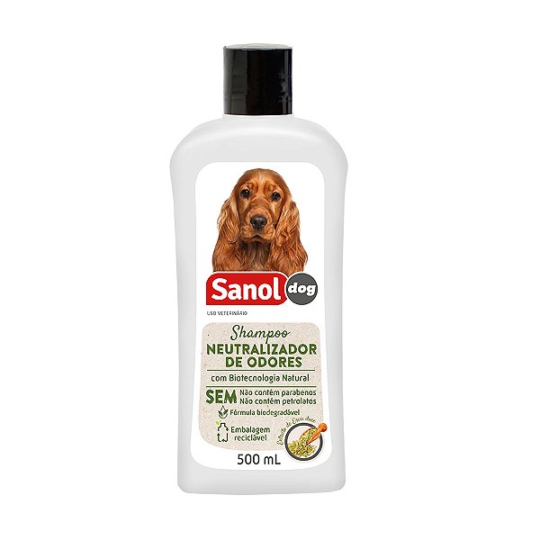 Shampoo Sanol Dog Neutralizador de Odores 500ml