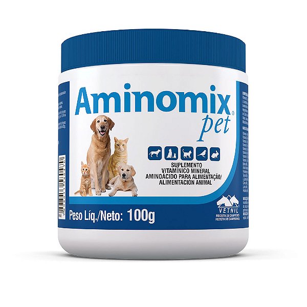 Complexo Vitamínico Aminomix Pet 100g