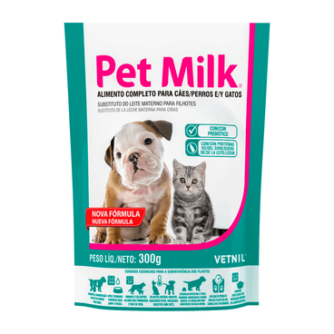 Pet Milk Sachê Cães e Gatos Filhotes Vetnil 300g