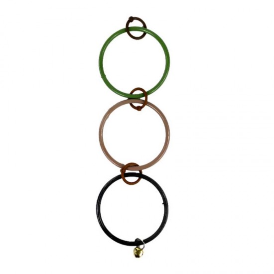 Argola para Calopsita e Agapornis com Guizo MS Pet