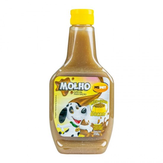 Molho Especial para Rações de Cães Sabor Bacon 250g