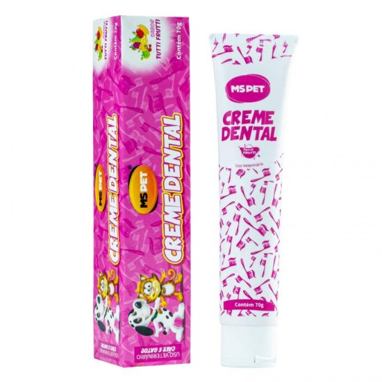 Creme Dental Pet Sabor Tutti-Frutti 70g