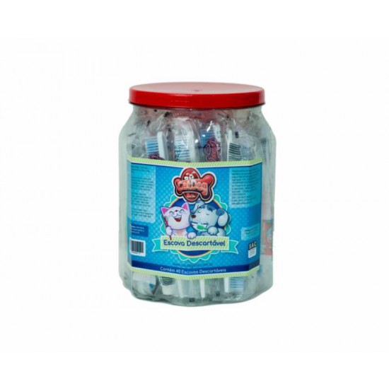 Escova Dental Pet Descartável CatDog 1 un