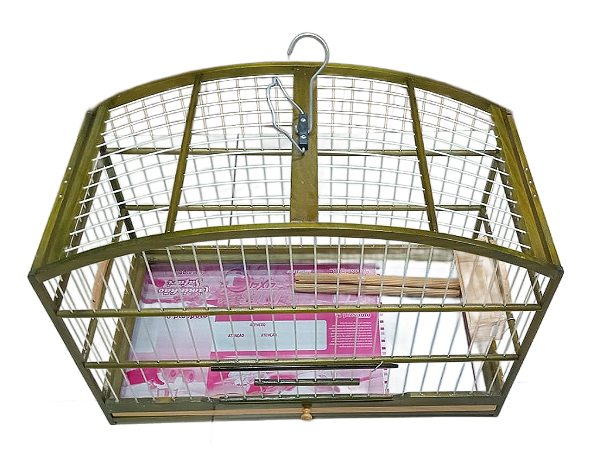 Gaiola Trinca Ferro Madeira Cx Alto