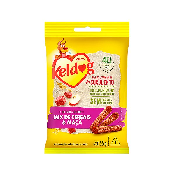 Bifinho Keldog Mix de Cereais e Maçã para Cães