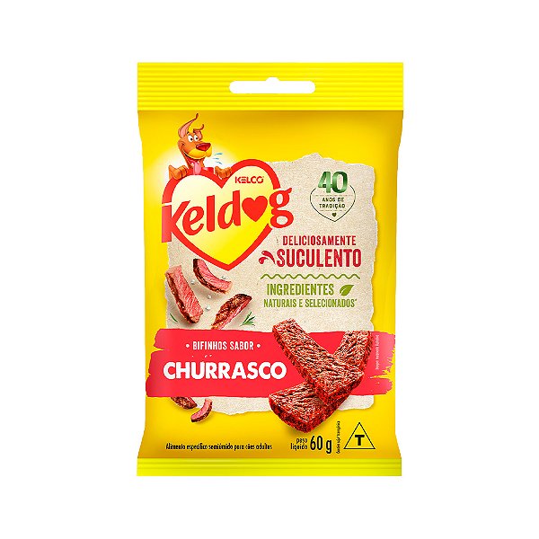Bifinho Keldog Churrasco para Cães
