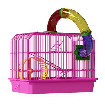 Gaiola Hamster Tubinho Rosa