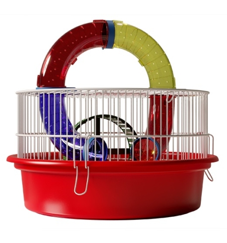 Gaiola para Hamster Globinho Epoxi Branca