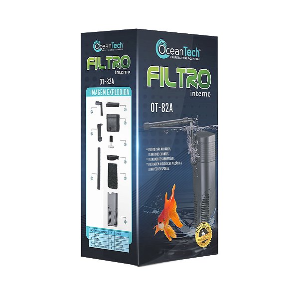 Filtro Interno Ocean Tech OT-82A 450L/h