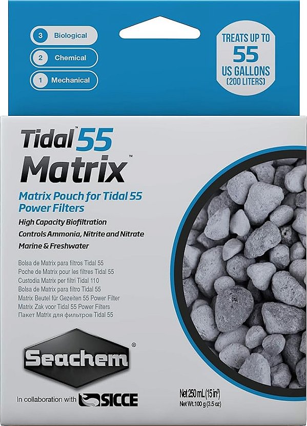 Refil Filtro Tidal 55 Matrix Seachem