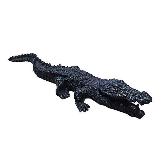 Jacaré Grande Enfeite para Aquários