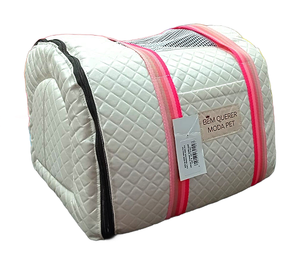 Bolsa Transporte Matelasse Branca Tam. G