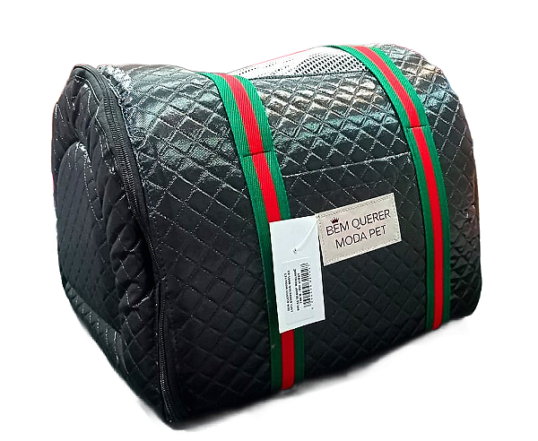 Bolsa Transporte Matelasse Preta Tam. M
