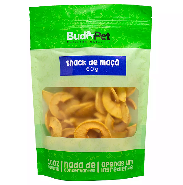 Petisco Snack de Maçã Desidratada 60g