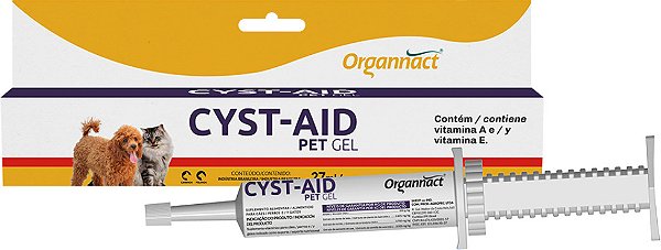 Suplemento Organnact Cyst-Aid Pet para Cães e Gatos 27 ml