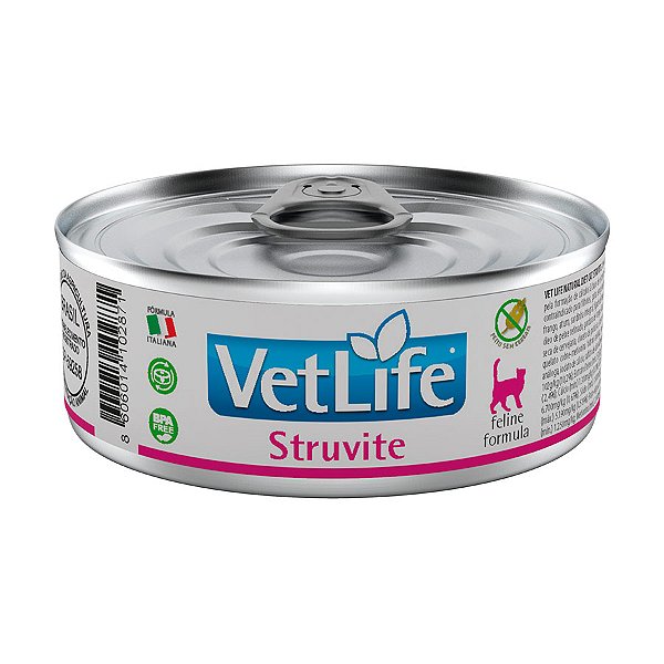 Vet Life Struvite Ração Úmida para Gatos Farmina 85g