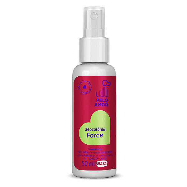 Deocolônia Force para Cães e Gatos Pelo Amor 50ml