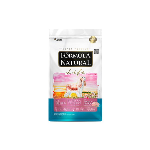 Ração Fórmula Natural Life Super Premium Cães Adultos Mini e Pequeno 10,1 kg