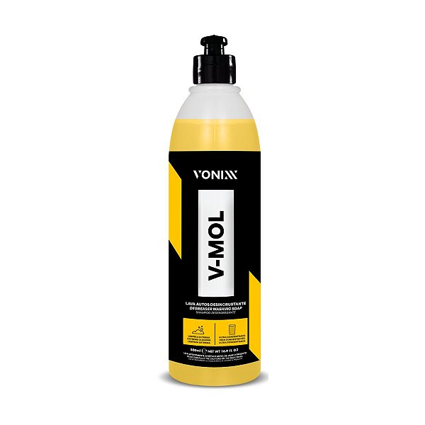 Detergente Desincrustante V-Mol Vonixx 500ml Lava Autos Limpeza Pesada Automotivo