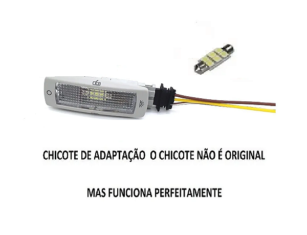 01 Lanterna Teto Traseira Original Vw Fox Jetta Golf Tiguan