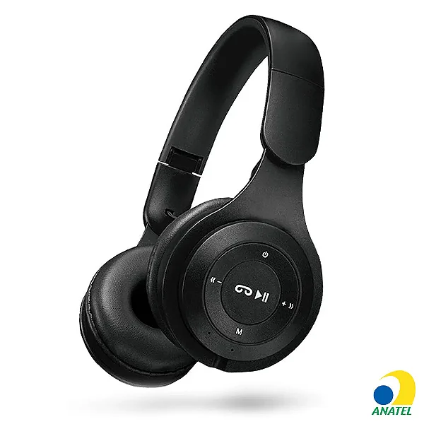 FONE DE OUVIDO SEM FIO BLUETOOTH ESTÉREO RÁDIO