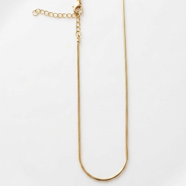 Corrente Veneziana 45cm Ouro 18k
